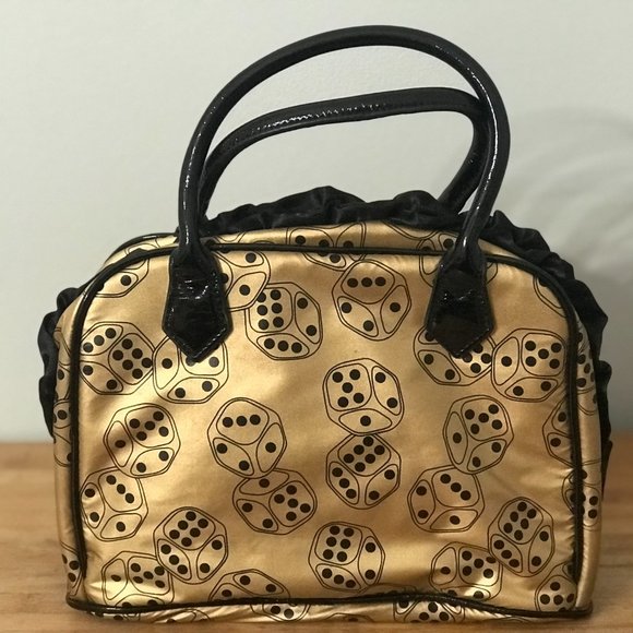 Betsey Johnson Dice Cosmetic Travle Bag - Picture 3 of 4